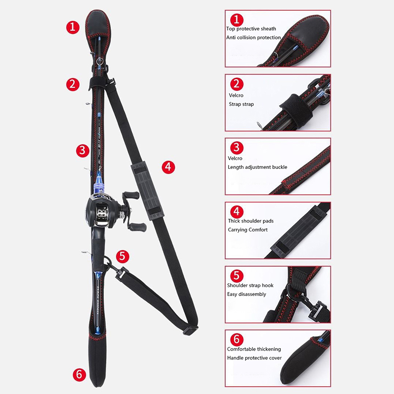 New Fishing Rod Protective She - Fishing Rod Fly ulasan dan harga