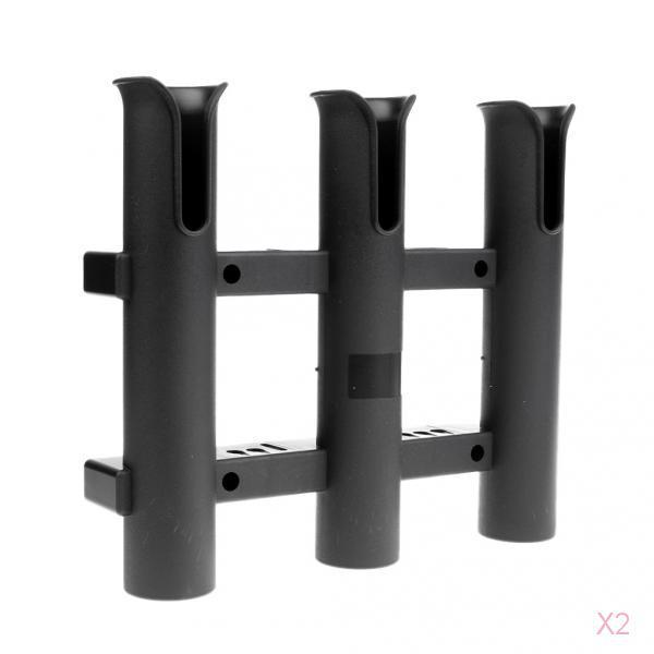 Black PP Fishing Rod Holder Ra - Fishing Rod Boat ulasan dan harga