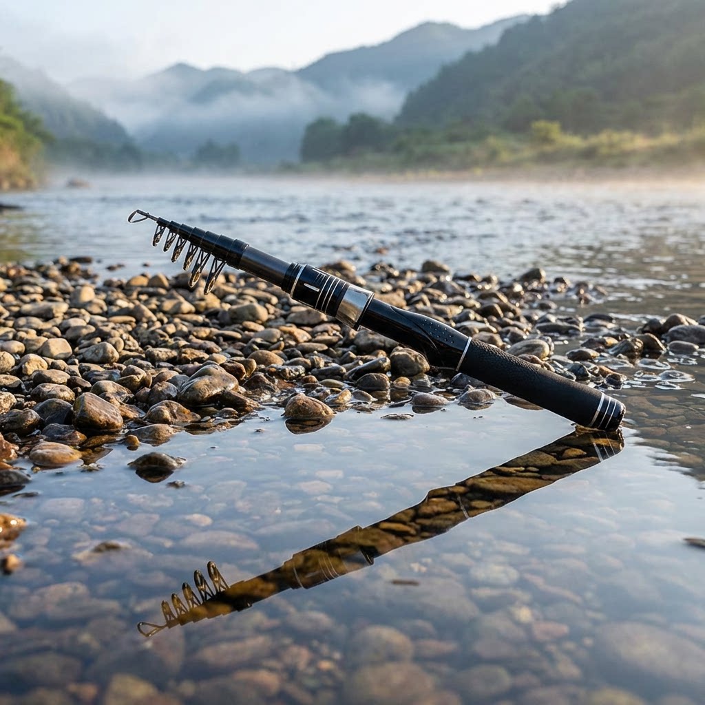 Ultralight Telescopic Carbon F - Fishing Rod Telescopic ulasan dan harga