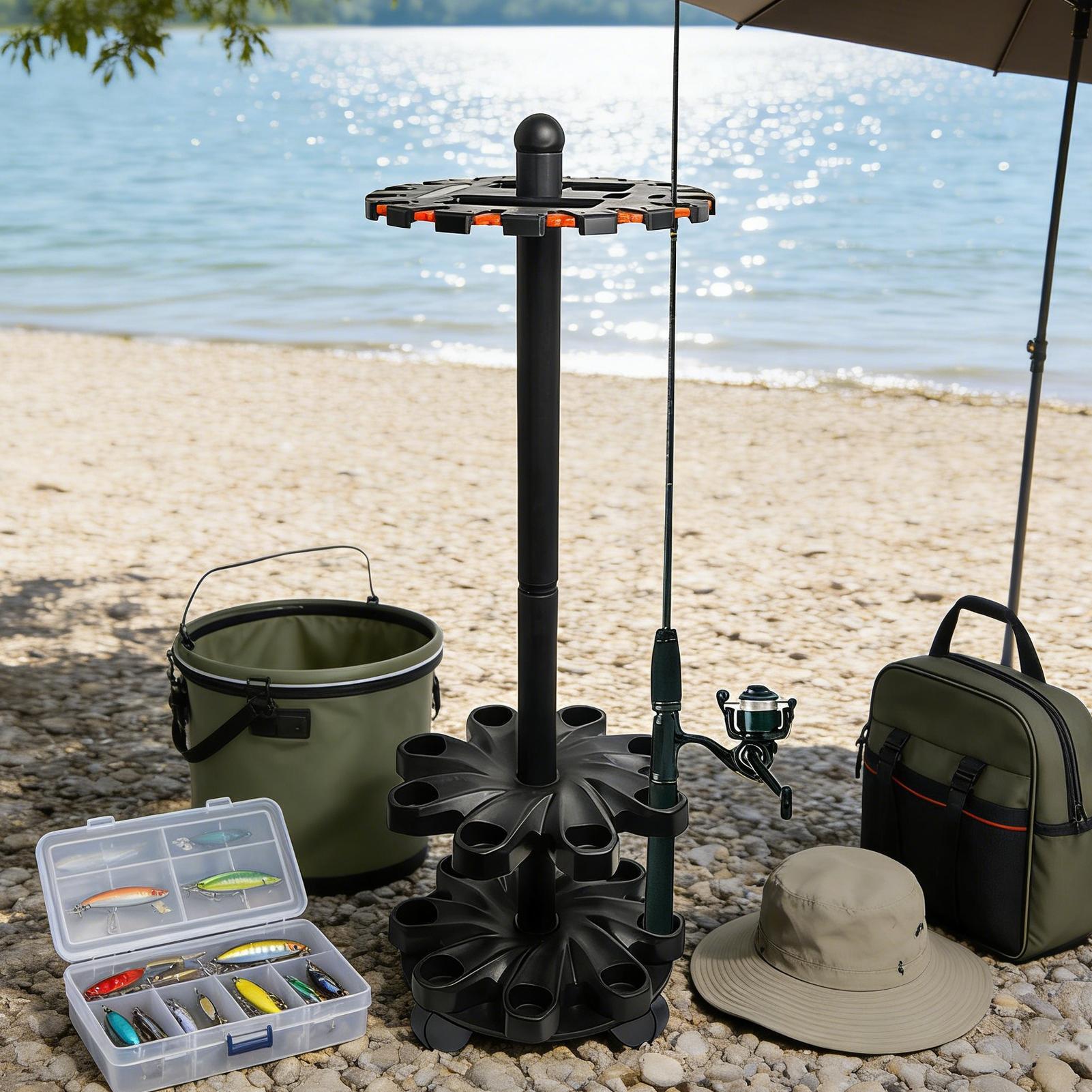 Fishing Rod Racks Angling Pole - Fishing Rod Boat ulasan dan harga