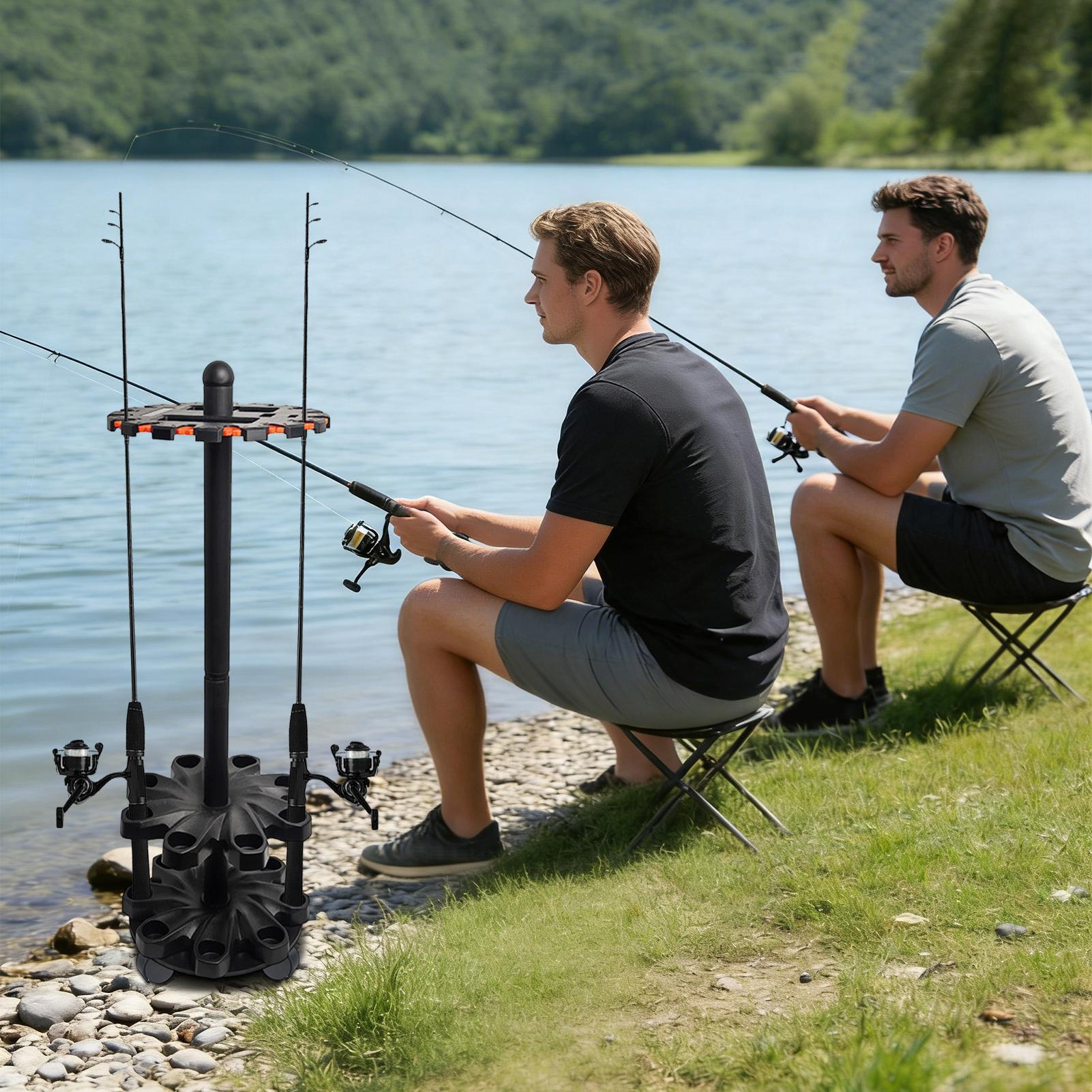Fishing Rod Racks Angling Pole - Fishing Rod Boat ulasan dan harga