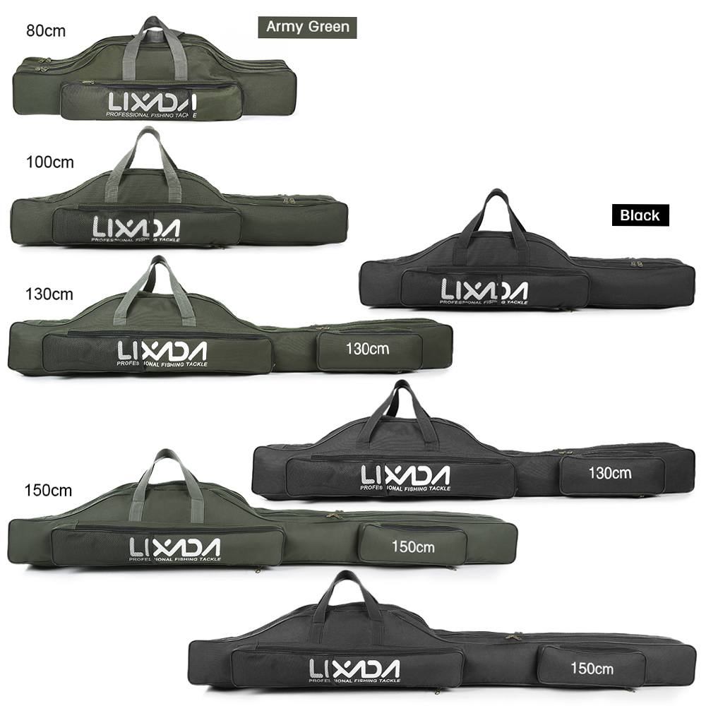 Fishing Bag Portable Folding F - Fishing Rod Case ulasan dan harga