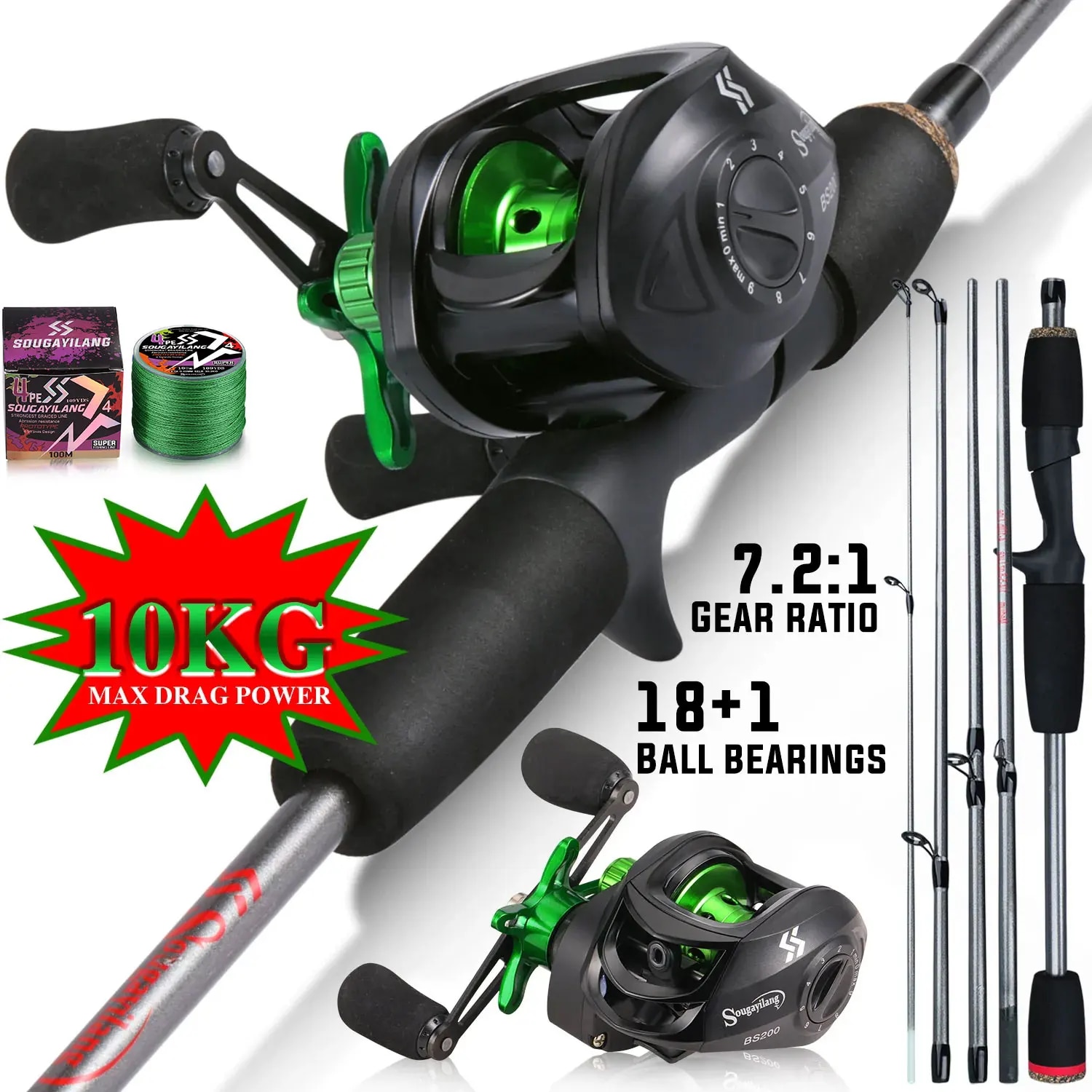 Sougayilang Fishing Rod Combo  - Fishing Rod Combo ulasan dan harga