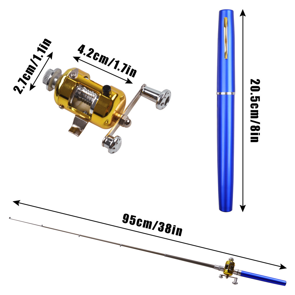 Mini ice fishing rod Combo wit - Fishing Rod Fly ulasan dan harga